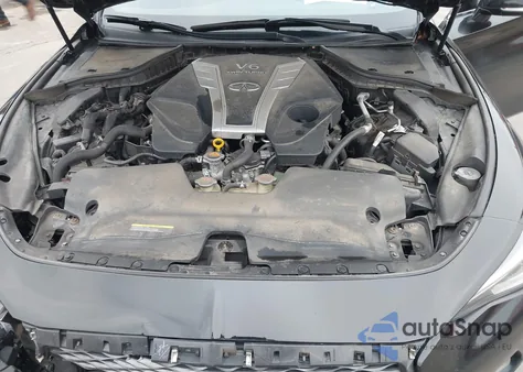 2017 Infiniti Q60 3.0T Red Sport 400 from USA, damaged, VIN JN1FV7EL2HM701282